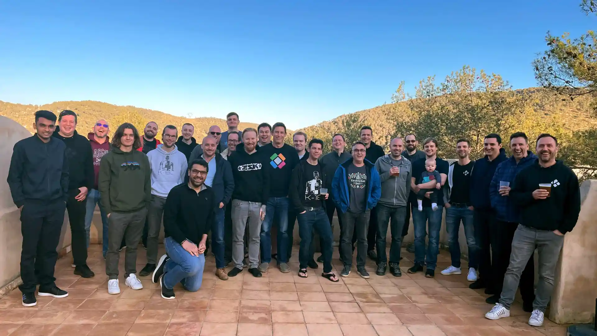 Kodi team photograph, Barcelona, 2022 Kodi team photograph, Barcelona, 2022