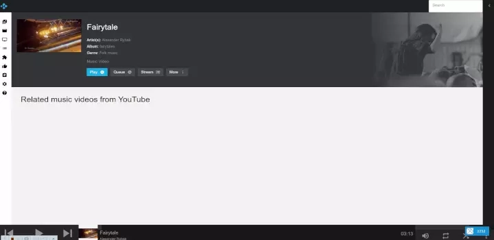 Videoid_int page Animated image demonstrating how Kodi will show a sample of the selected video