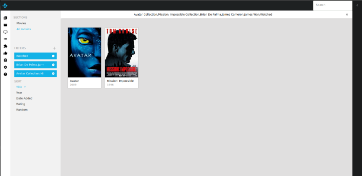 Filter functionality and reworked Movie card UI Screenshot of Filter functionality and reworked Movie card UI